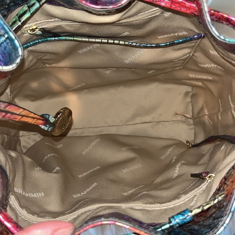 Stunning Melbourne Collection Argyle Marlowe Shoulder Bucket Bag *no strap - Picture 10 of 15
